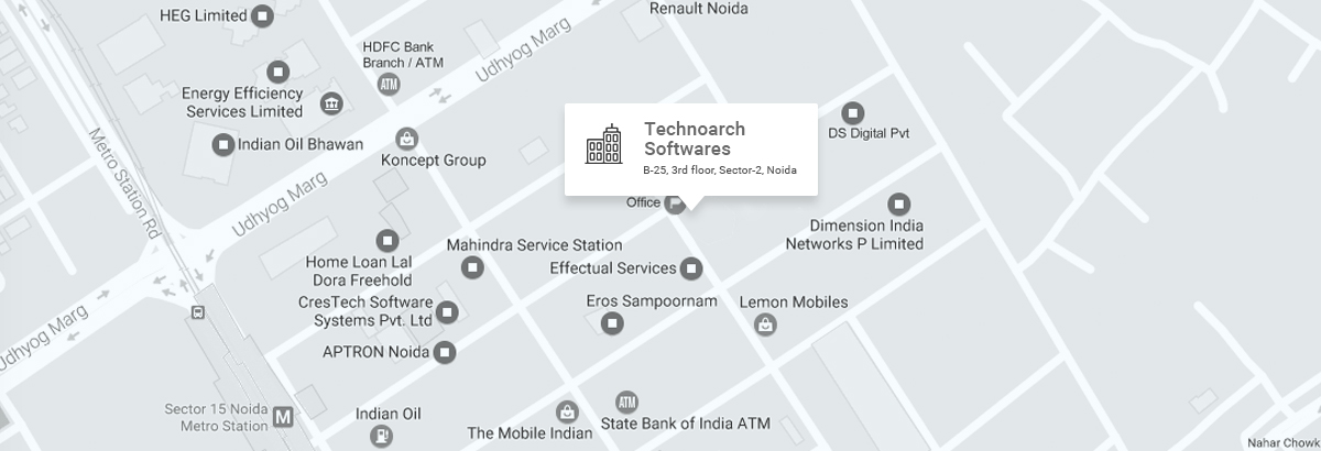 Technoarch Softwares - Map Location